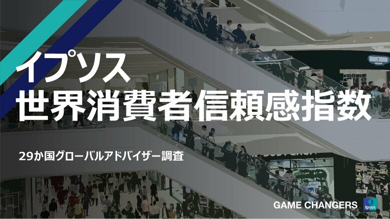 消費者信頼感は先月の上昇に続き安定、「イプソス世界消費者信頼感指数 2025年2月」を公開