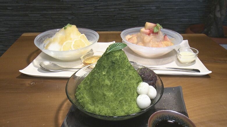 流石に華やか…“お花屋さん”が本業のオーナーがつくる『サラサラかき氷』花の需要が減る夏季限定 見た目にもこだわり｜FNNプライムオンライン