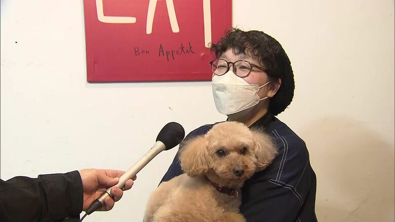 ペットを飼っている太田照子さん