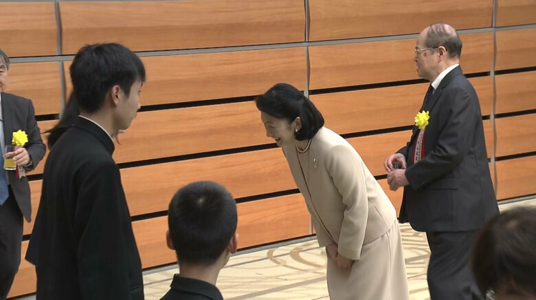 受賞した子供たちとご懇談　2月2日