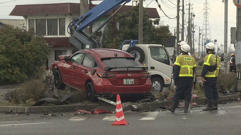 杉林容疑者が運転していた乗用車（7日）