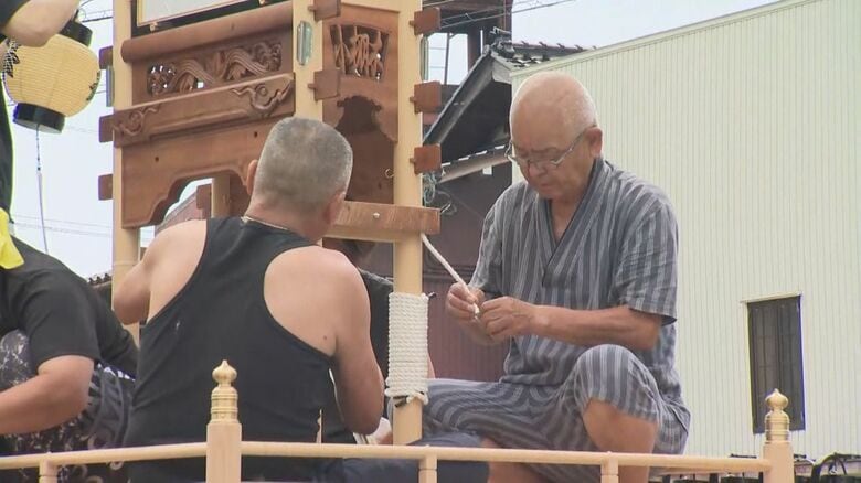3年ぶりの祭に向けて準備が進む