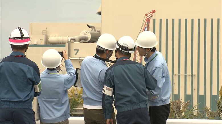 柏崎刈羽原発取材時の様子（2023年11月）