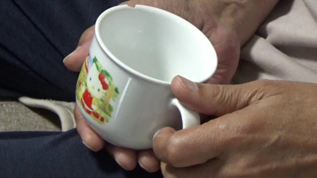 娘が愛用していたカップ