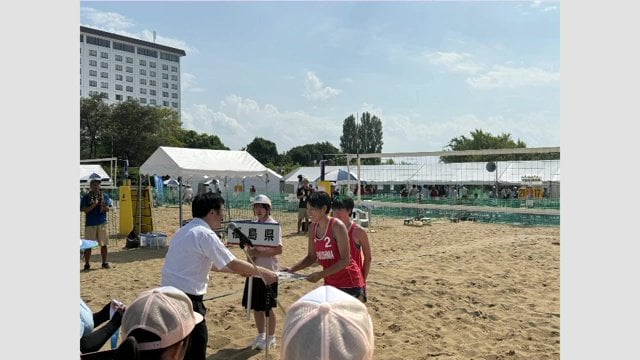 2025年9月　滋賀県で行われた国民スポーツ大会で準優勝
