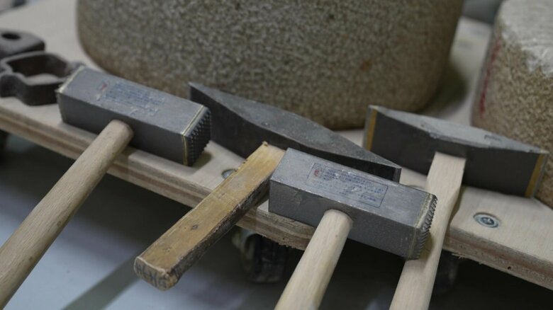 県内に石臼を作る職人は1人もいない