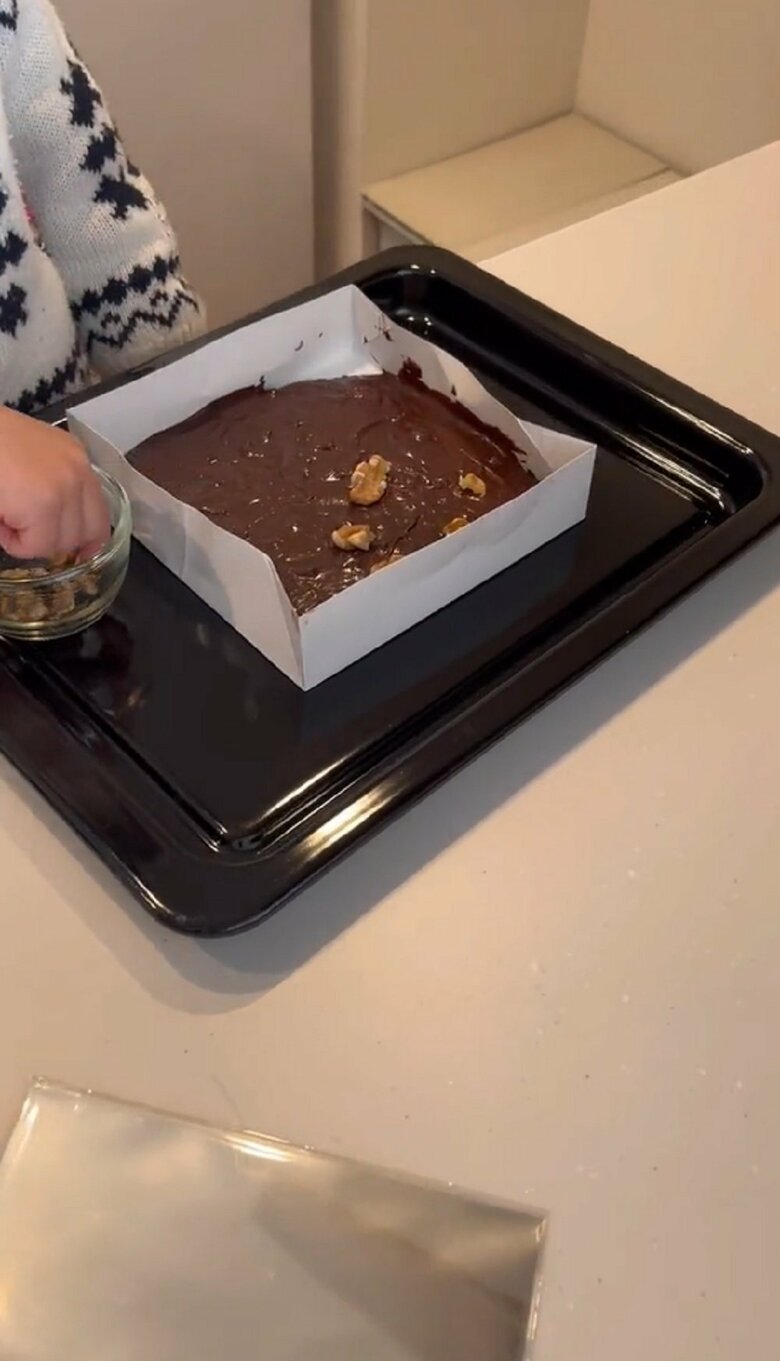 飾りをして