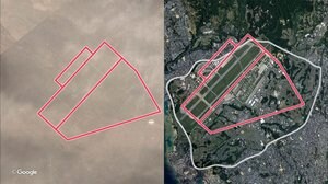 中国軍 嘉手納基地標的に訓練か 砂漠地帯に“地上絵”