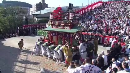 秋の大祭「長崎くんち」が開幕　各踊町が艶やかな奉納踊　9日まで街は祭り一色に