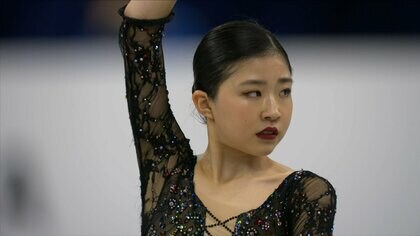 18歳の千葉百音が自己ベスト更新の首位スタート 四大陸フィギュア【女子ショートプログラム】