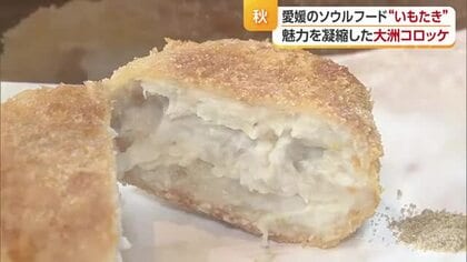 “日本三大芋煮”大洲の名物「いもたき」手軽に！「コロッケ」に具材凝縮　飲食店で人気に【愛媛】