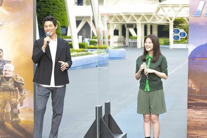 鈴木亮平＆今田美桜、TDLの人気アトラクション挑戦「奇跡が出ました」