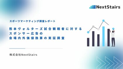 株式会社NextStairs、B.LEAGUE(B2)熊本ヴォルターズとスポンサー広告の会場内外価値換算の実証調査を実施
