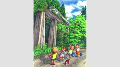 11年ぶり全線再開…色鉛筆画家が描いた“不通区間”に込めた思い JR只見線