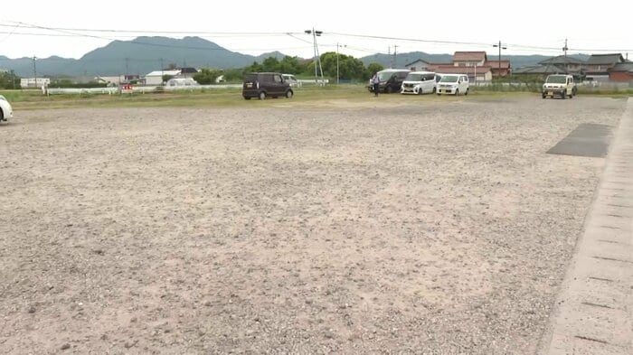 事故があった保育園の駐車場
