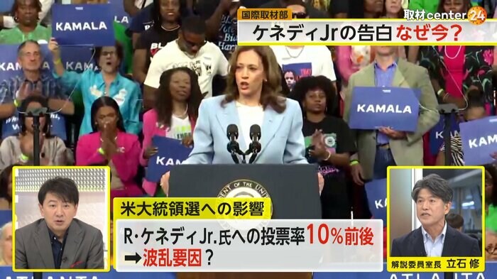 影響が懸念されるハリス氏