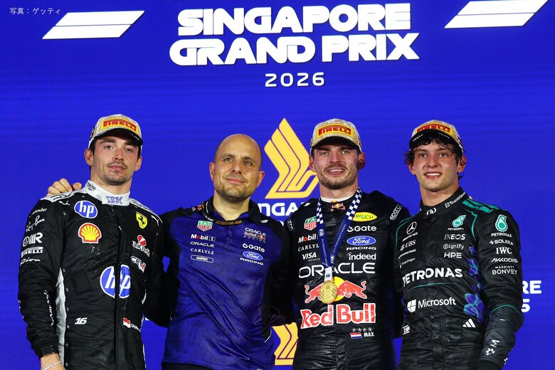 F1シンガポールグランプリ フェルスタッペンが完勝　1度も先頭を譲らず2週連続ポール・トゥ・ウィン｜FNNプライムオンライン