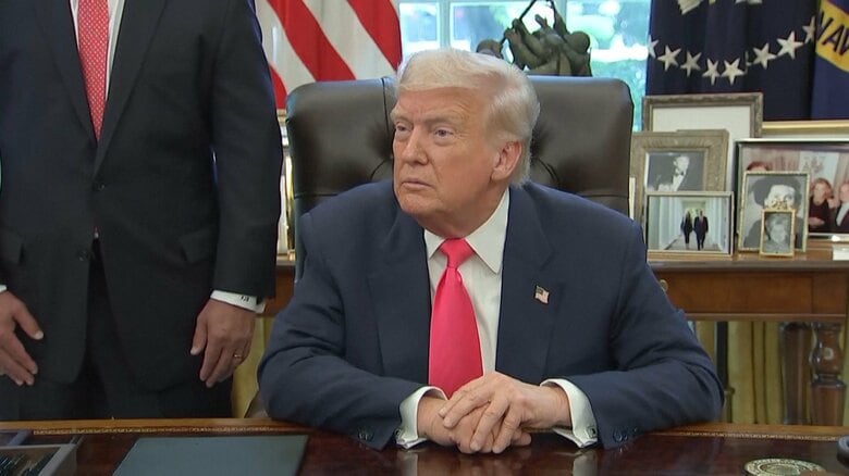 アメリカの勝利が「人類史上最も悲惨な戦争に終止符」　トランプ大統領が戦没者を追悼　力による平和は断固堅持と強調｜FNNプライムオンライン