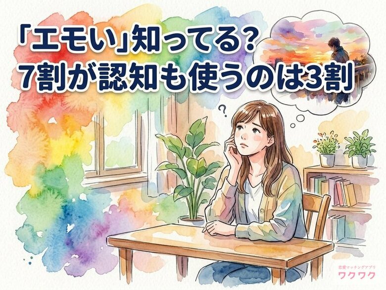 【男女400人に聞いた】「エモい」と言われて嬉しいのは男性22%・女性10%！男女で分かれた本音