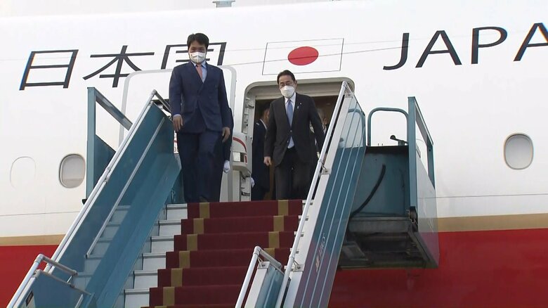 【速報】岸田首相がベトナム到着　東南アジア・欧州歴訪２カ国目