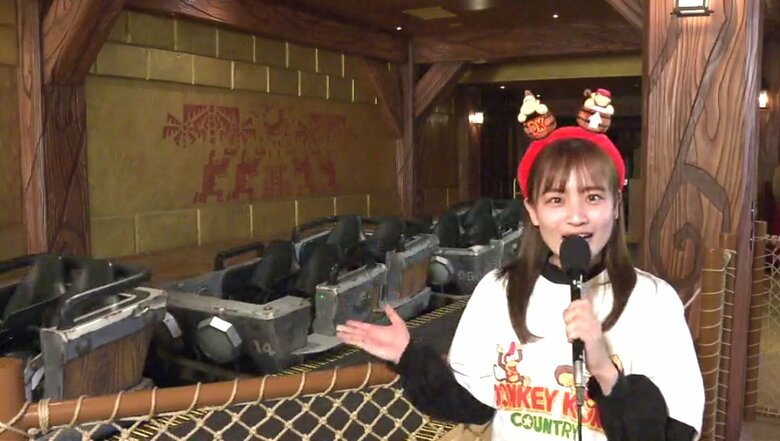 USJに世界初「ドンキーコング」エリア　12月11日誕生　「ゲームのトロッコが現実に」予測不能な体験が心揺さぶる｜FNNプライムオンライン