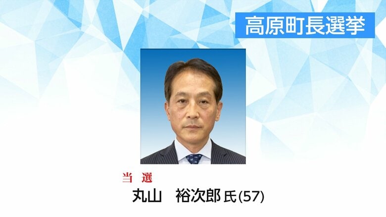 高原町長選挙　新人で元県議の丸山裕次郎氏が初当選｜FNNプライムオンライン