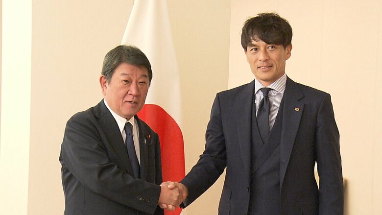 日本サッカー協会・宮本会長が茂木外務大臣と面会　FIFA2026でメキシコに応援に行く日本人から不安の声に「安全対策に万全を期す」｜FNNプライムオンライン