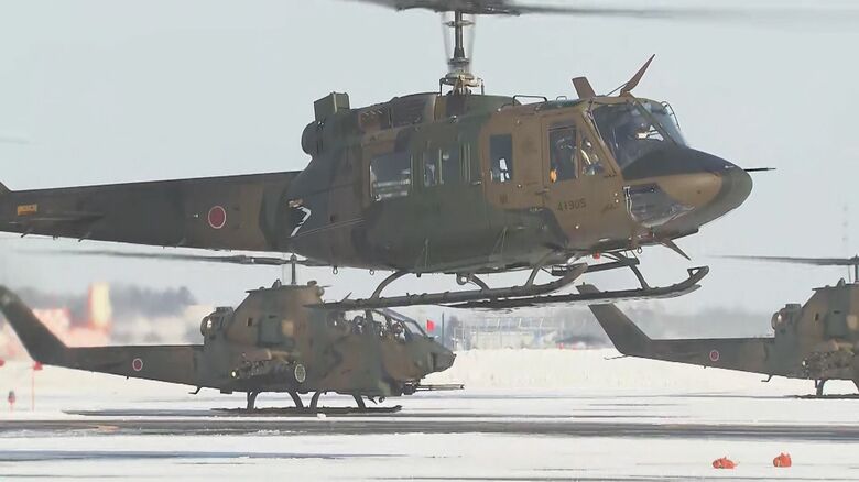 「極めて遺憾」緑色のレーザーが約5秒間…陸上自衛隊ヘリコプターに照射＿夜間飛行訓練中に市街地方向から＿第7師団が警察に通報〈北海道剣淵町〉｜FNNプライムオンライン