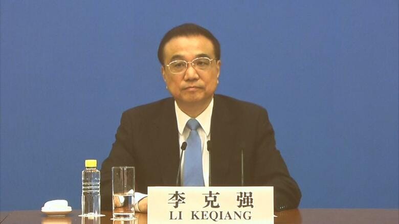 全人代に出席する李克強首相(2022年3月)
