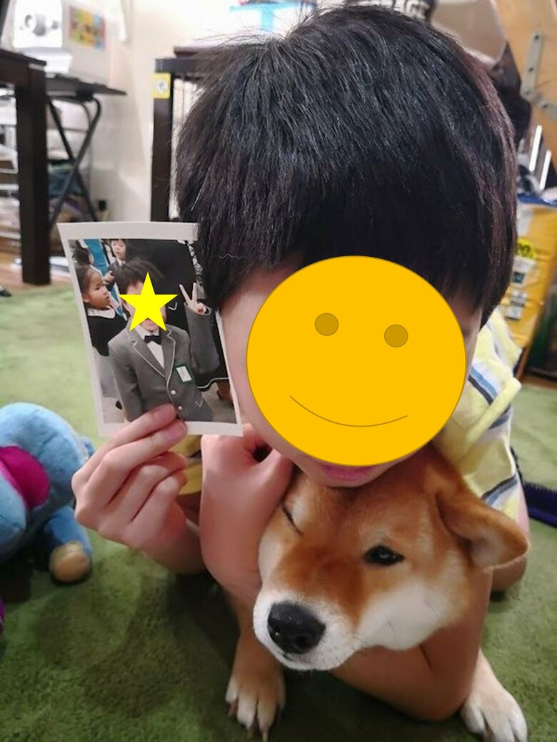 小さい頃から遊んでいた次男（提供：柴犬スティーブch【コーギーと猫を添えて】さん）