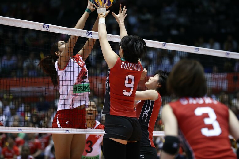 2016 リオ五輪最終予選 日本vsペルー（写真提供：月刊バレーボール）