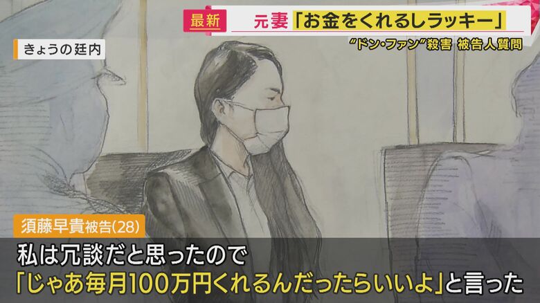 須藤早貴被告　イラスト