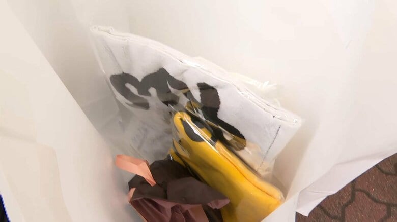 被災者に渡されたプレゼント