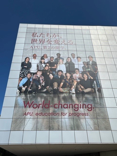 APUは国際学生が半分をしめる多様性の学校だ