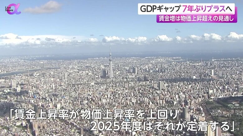賃金上昇率が物価上昇率を上回り、2025年も定着する見通し