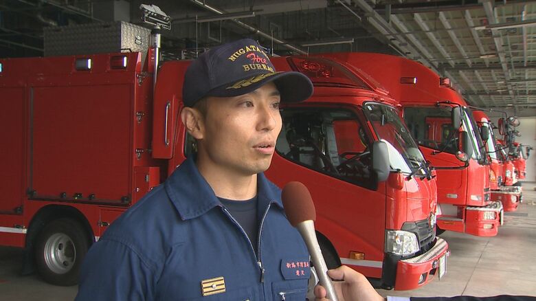 新潟市消防局予防課　滝沢海宇さん