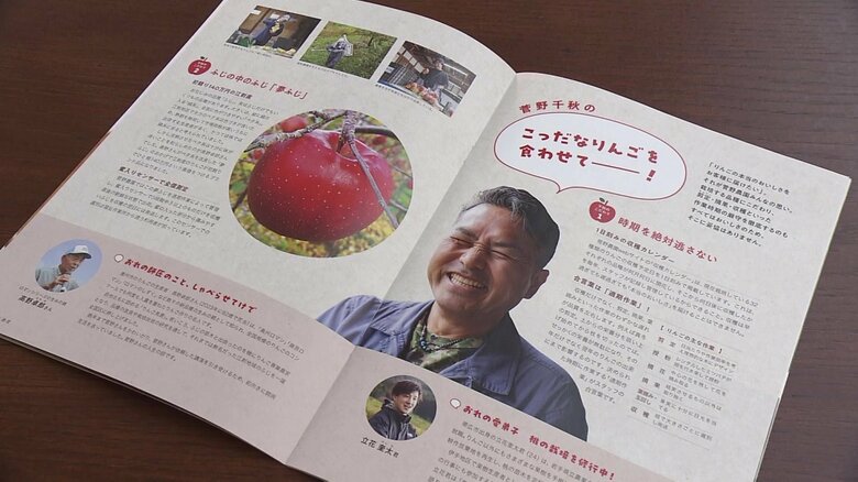 生産者を取材した情報誌