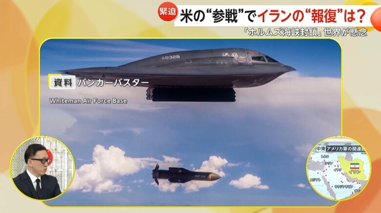 ミサイルを投下する戦闘機