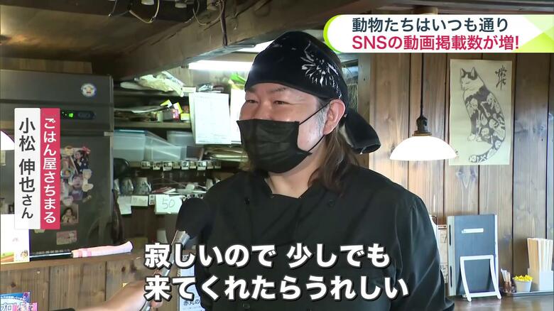 動物園周辺にある飲食店にも客足に影響が