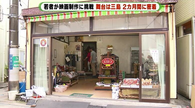 完成した映画のセット