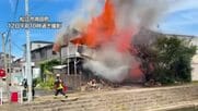 【速報】松江市南田町で建物火災　住宅から出火　消火活動中