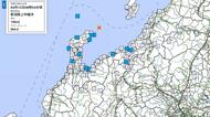 北陸地方で最大震度2の地震　あわら市と坂井市で震度1を観測　震源は新潟県上中越沖、マグニチュード4.4と推定