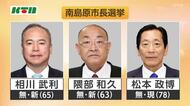 現職と新人3人が立候補　長崎県南島原市長選挙が告示　投開票日は6月14日　
