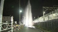 「急に雨が降ってきたと思たら…」JR物井駅近くで突然マンホールから大量の水が噴出　県が漏水の原因を調査中　千葉・四街道市
