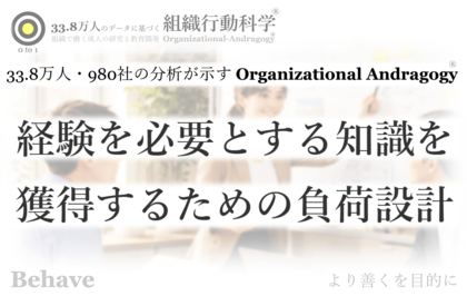 仕事はなぜ増えていくのか。その理由（組織行動科学(R)）
