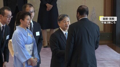 愛子さま佳子さまも振袖で歓談…天皇皇后両陛下がアフリカ首脳招き宮中茶会「TICAD」に伴う茶会は6年ぶり