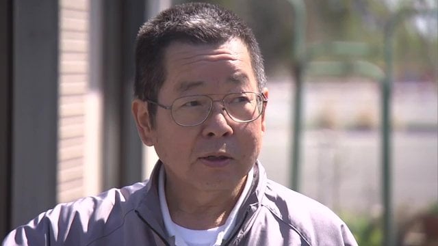 災害公営住宅で暮らす伏見明義さん