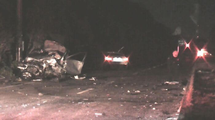 大分市の事故現場(2021年)