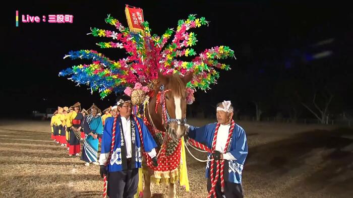 一般的なサラブレッドの約2頭分に相当する巨体を誇る「栗姫号」