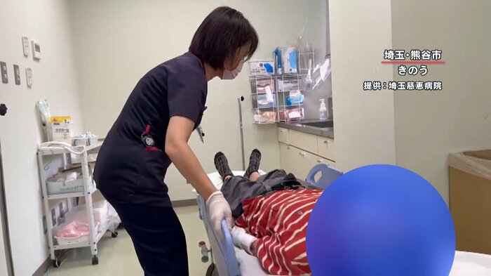 熱中症の疑いで搬送された患者